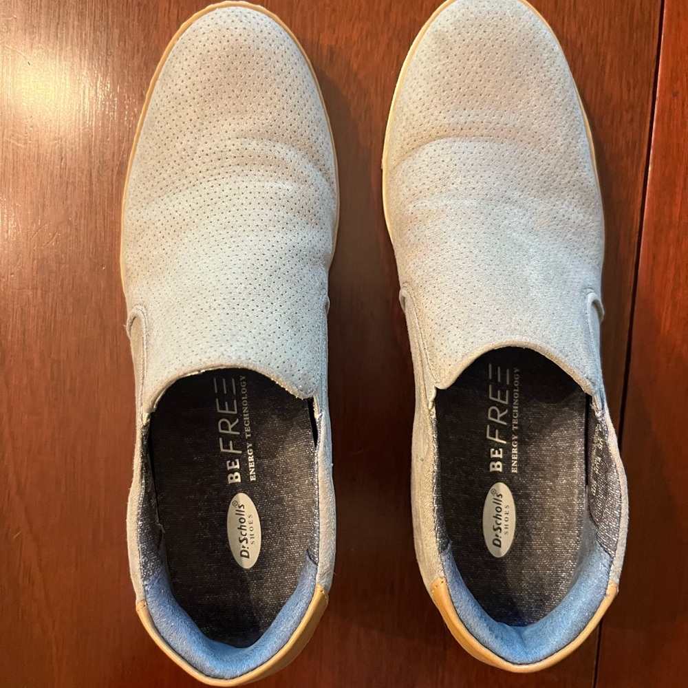 Dr. Scholl's Women’s Gray Slip-On Hidden Wedge Sneaker - Picture 2 of 4